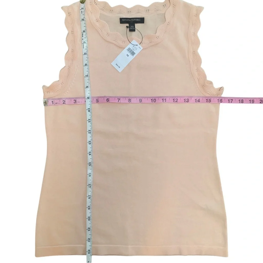 Banana Republic Peach Lightweight Knit Tank Top - Picture 9 of 9